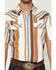 Image #3 - Gibson Trading Co Men's Retro Stripes Short Sleeve Snap Western Shirt - Big, Rust Copper, hi-res