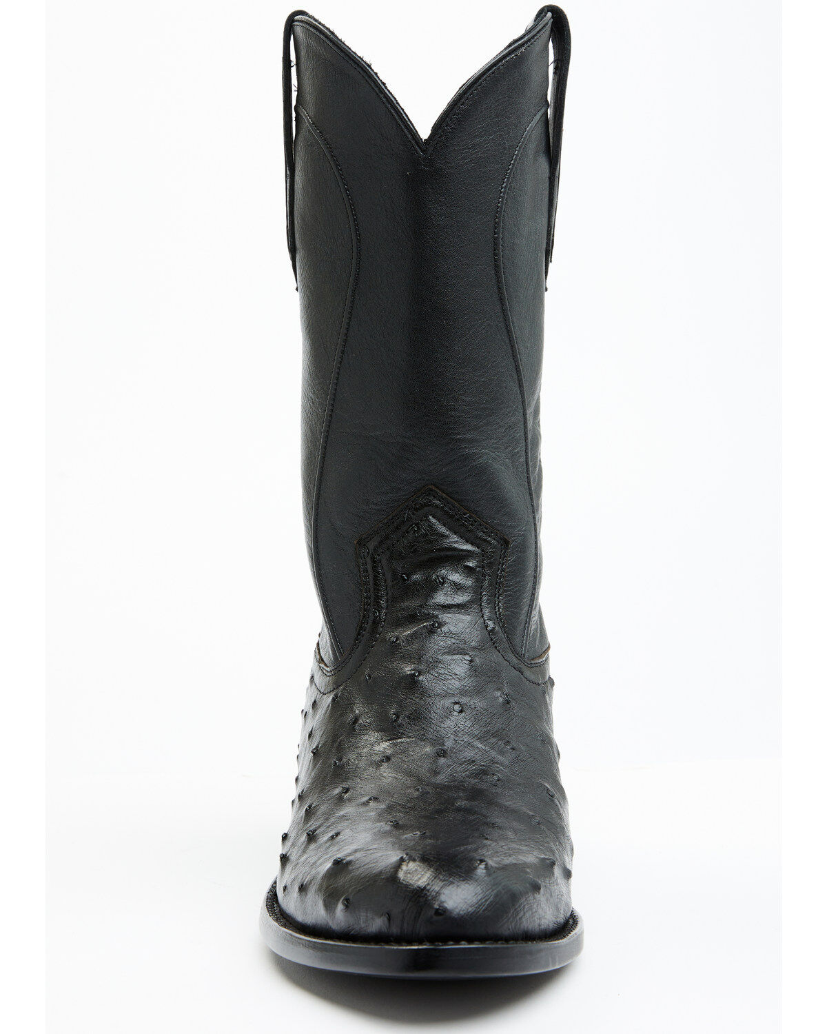 Image #4 - Cody James Black 1978&reg; Men's Chapman Exotic Full-Quill Ostrich Western Boots - Round Toe, Black, hi-res