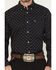 Image #3 - Ariat Men's Wrinkle Free Asher Geo Print Long Sleeve Button-Down Western Shirt - Big, Black, hi-res