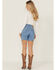 Image #3 - Levi's Women's 501&reg; Original Medium Wash High Rise Mid Thigh Stretch Denim Shorts, Medium Wash, hi-res