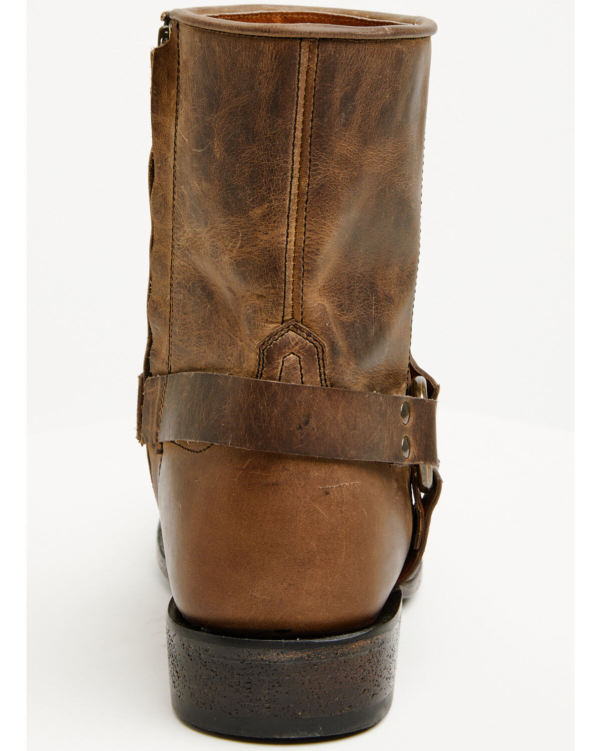 Image #5 - Moonshine Spirit&reg; Men's Pancho Harness Western Ankle Boots - Square Toe, Brown, hi-res