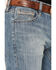 Image #2 - Rock & Roll Denim Men's Double Barrel Medium Wash Relaxed Straight Stretch Denim Jeans, Medium Wash, hi-res
