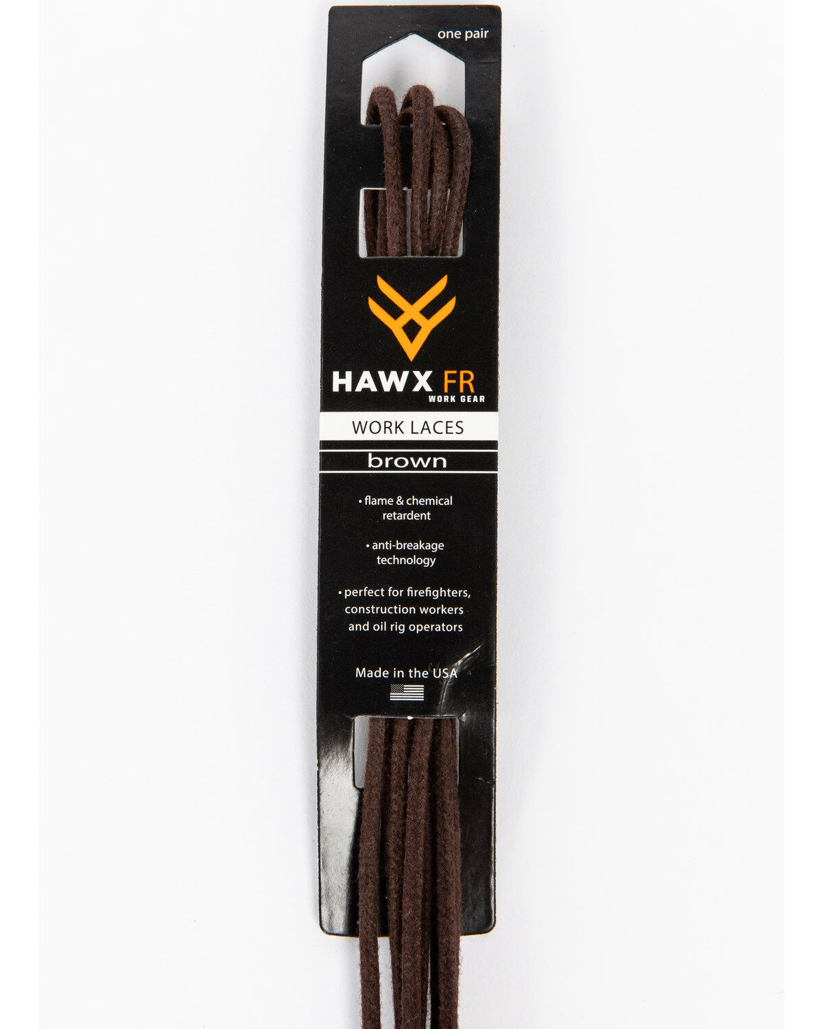 Hawx Men's Brown Kevlar 84" Laces, Brown, hi-res