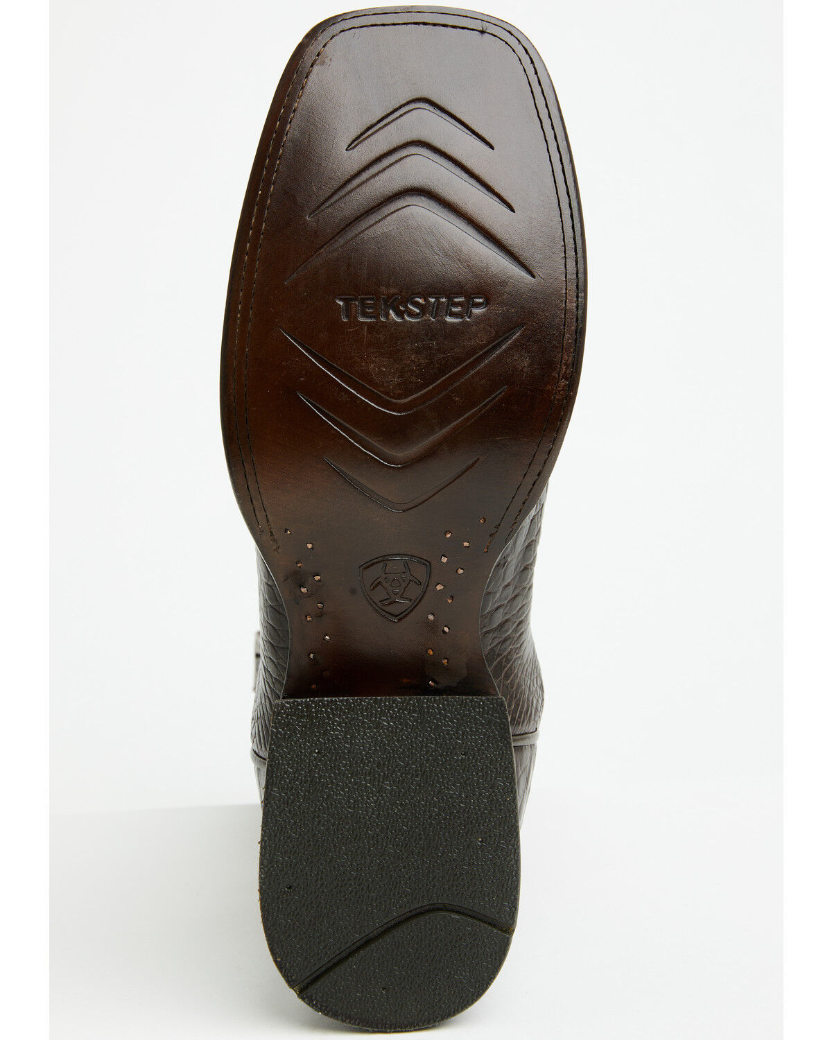 Image #7 - Ariat Men's Callen Exotic Caiman Belly Western Boots - Broad Square Toe, Chocolate, hi-res