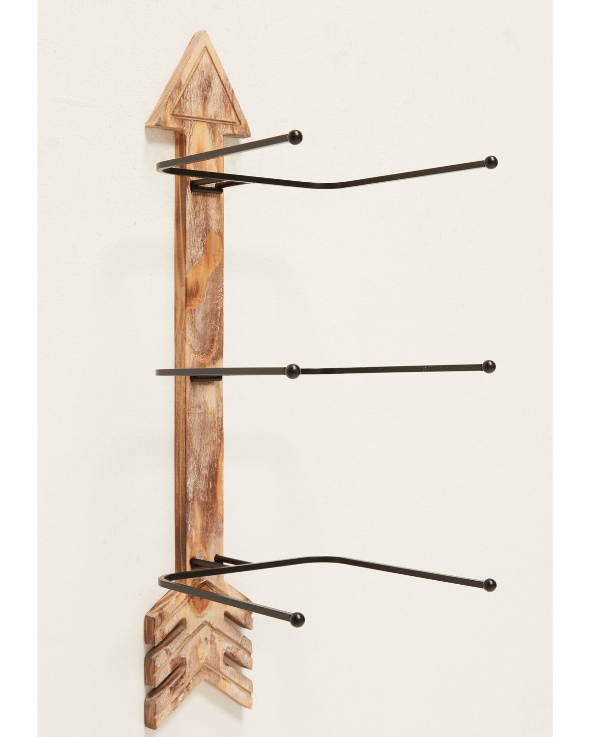 Image #2 - BB Ranch&reg; Arrow Wood And Metal Hat Rack, Brown, hi-res