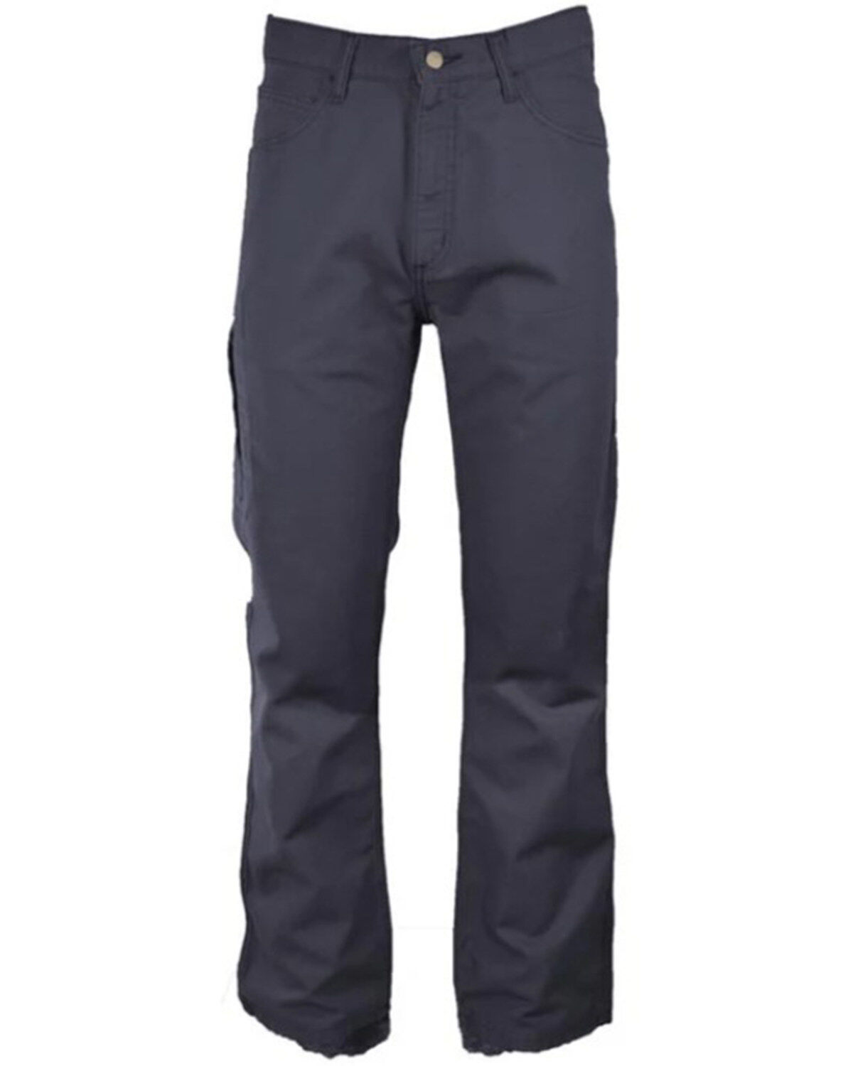 Lapco Men's FR Mid Rise Relaxed Straight Canvas Work Pants, Navy, hi-res
