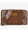 Image #1 - Wrangler Women's Bandana Paisley Wallet, Brown, hi-res