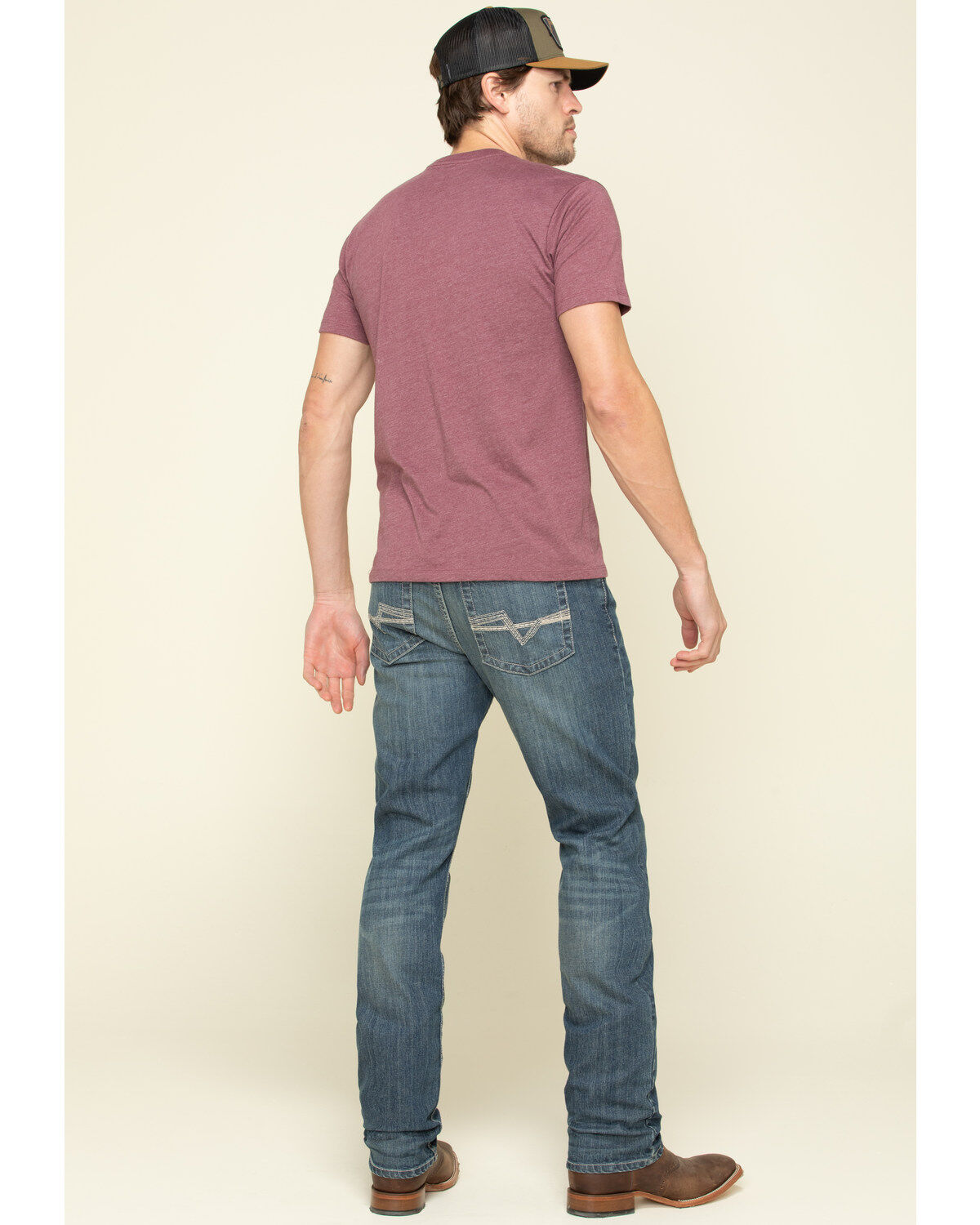 Image #5 - Cody James Men's Stone Cold Wash Jackson Slim Straight Stretch Denim Jeans, Blue, hi-res