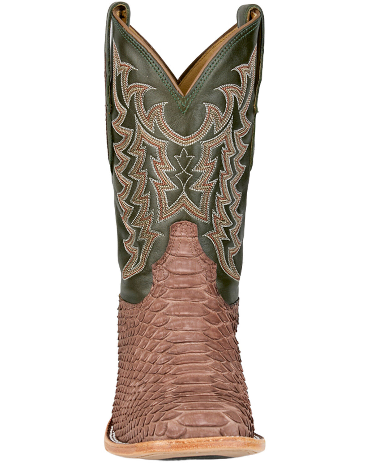 Image #4 - Tony Lama Men's Mario Exotic Python Western Boots - Broad Square Toe, Brown, hi-res