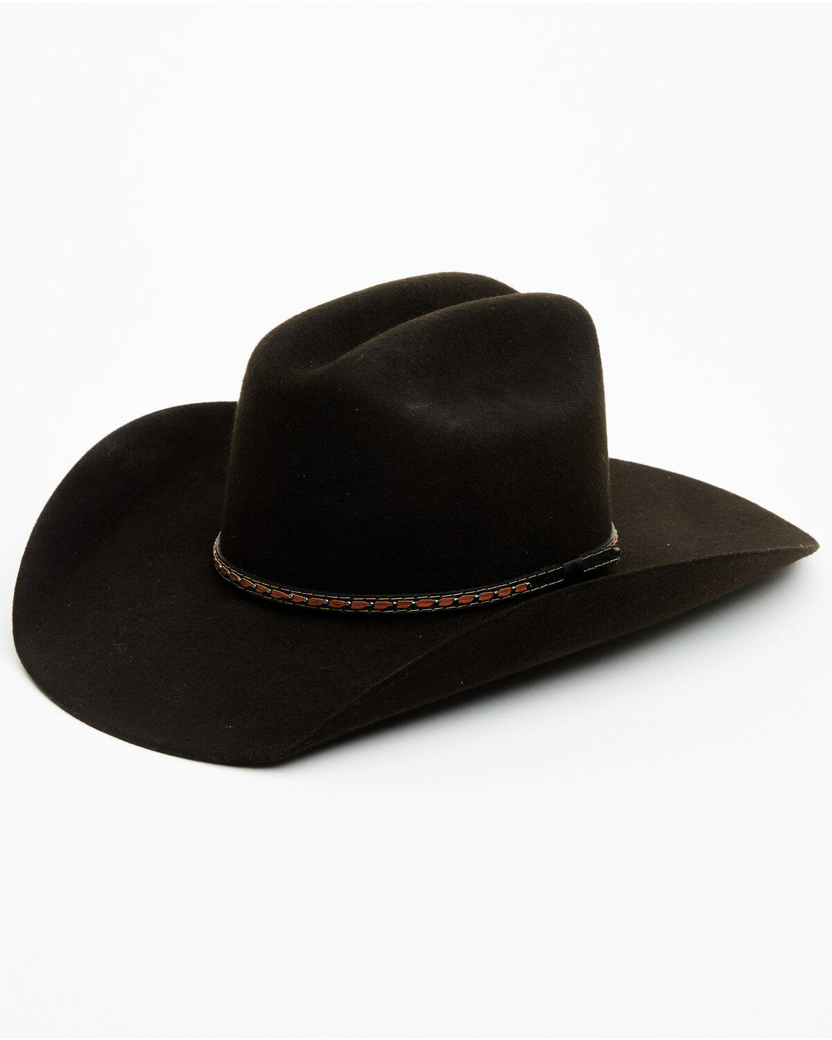 Cody James 3X Wool Felt Cowboy Hat, Dark Brown, hi-res