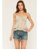 Image #1 - Originality Women's Emma Paisley Print Sleeveless Peplum Cami Top, Multi, hi-res