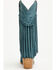 Image #5 - Idyllwind Women's Sterling Suede Fringe Western Boots - Snip Toe, Blue, hi-res