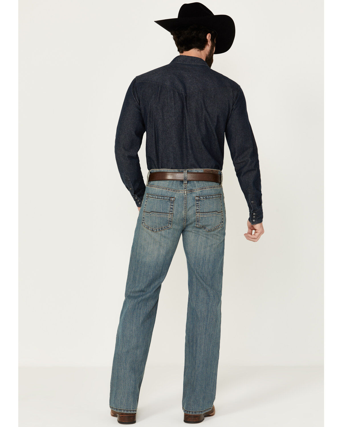Image #3 - Cody James Men's Bozeman Wash Duke Relaxed Bootcut Stretch Denim Jeans, , hi-res
