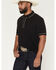 Image #2 - Cody James Black 1978&reg; Men's Cooper Solid Short Sleeve Stretch Polo, Black, hi-res