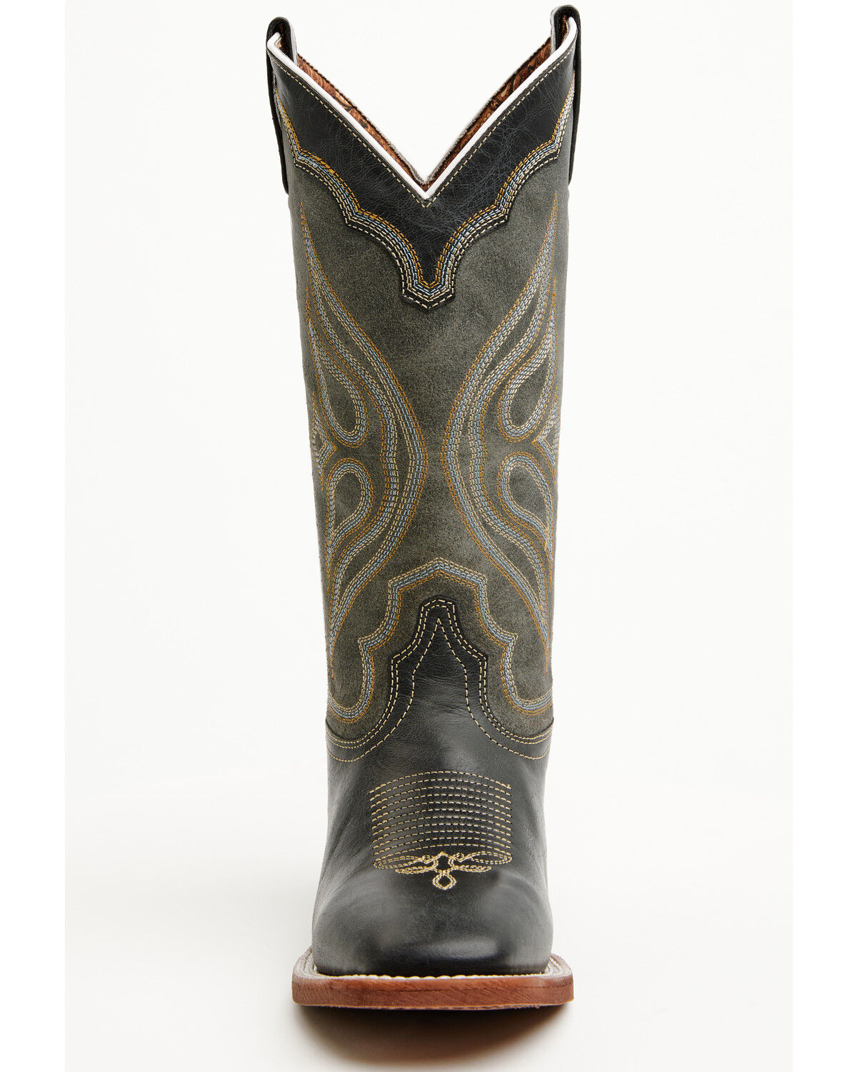 Image #4 - Laredo Women's Irone Belle Performance Western Boots - Square Toe, Navy, hi-res