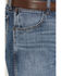 Image #2 - Wrangler Retro Men's Moore Dark Wash Slim Bootcut Stretch Denim Jeans, Dark Wash, hi-res