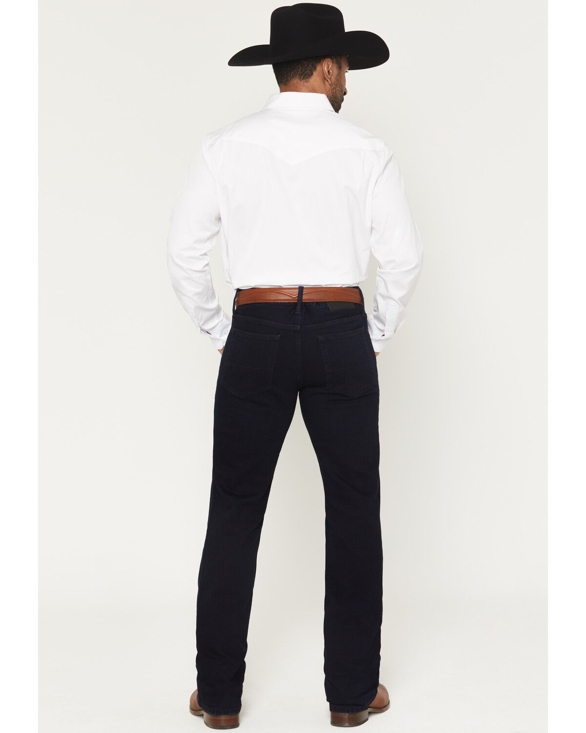 Image #3 - Cody James Black 1978&reg; Men's Mitchum Wash Dexter Slim Bootcut Stretch Denim Jeans, Dark Wash, hi-res