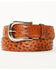 Image #1 - Cody James Black 1978&trade; Men's Dawson Exotic Full Quill Ostrich Leather Belt, Cognac, hi-res