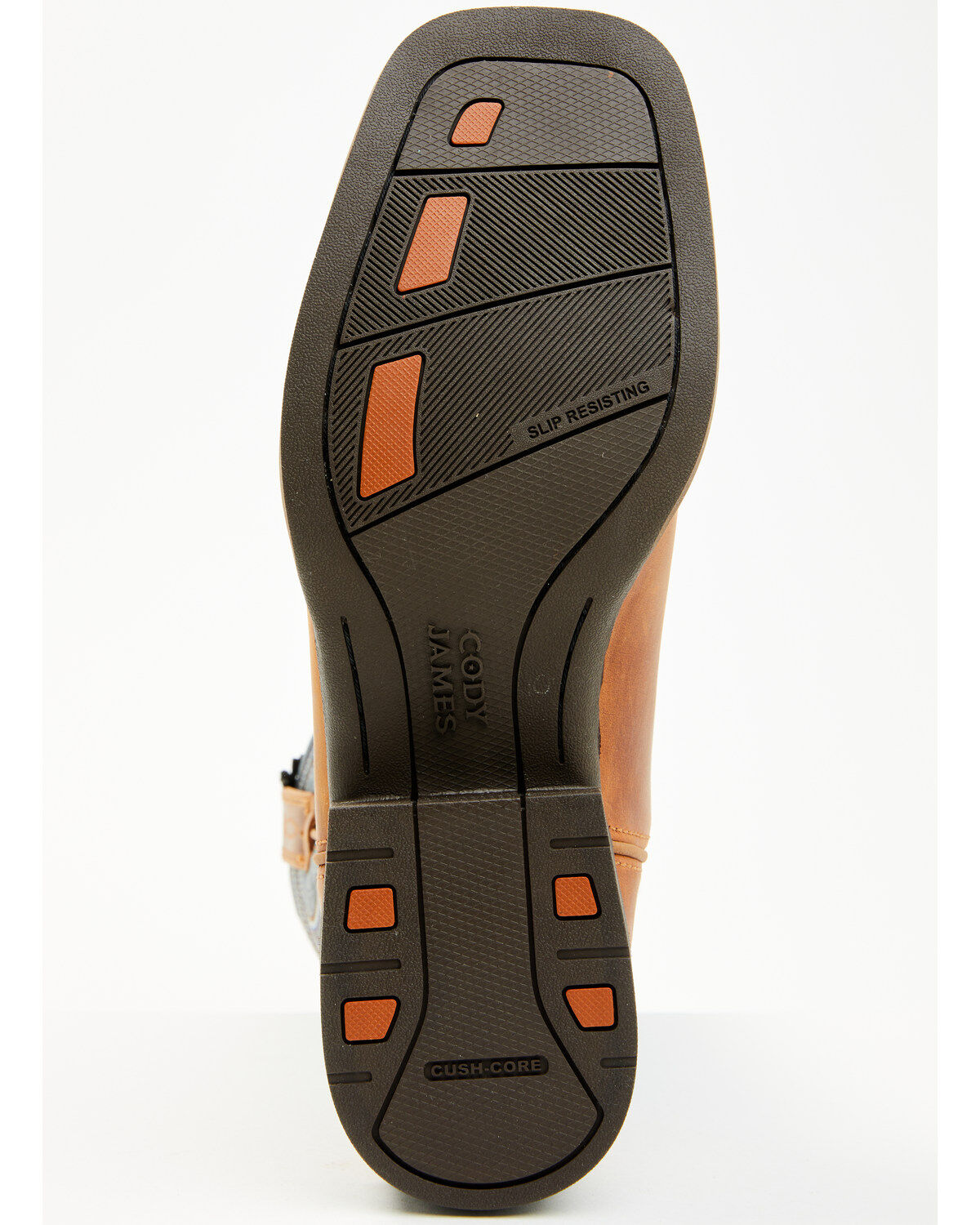 Image #7 - Cody James Cush Core&reg; Men's Maverick Performance Western Boots - Broad Square Toe, Blue, hi-res