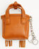 Image #4 - Wrangler X Boot Barn Cowhide Mini Handbag Charm, Brown, hi-res