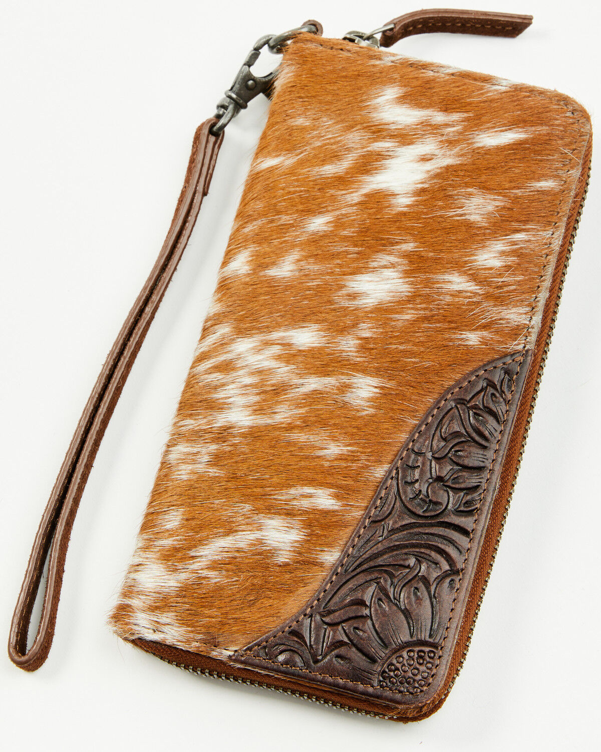 Shyanne Women's Hallie Hairon Wallet, Brown, hi-res