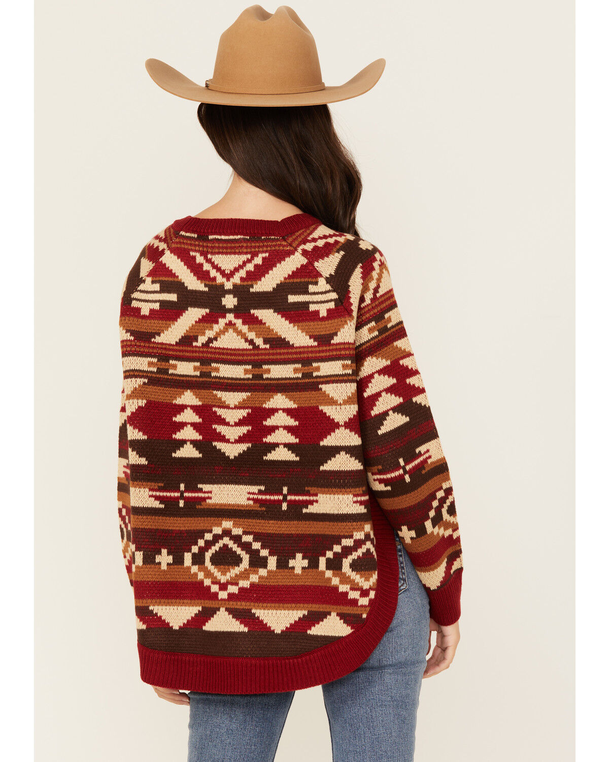 Image #4 - Cotton & Rye Women's Southwestern Print Button Sweater, , hi-res
