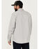 Image #4 - Hawx Men's All Out Woven Solid Long Sleeve Snap Work Shirt, Grey, hi-res