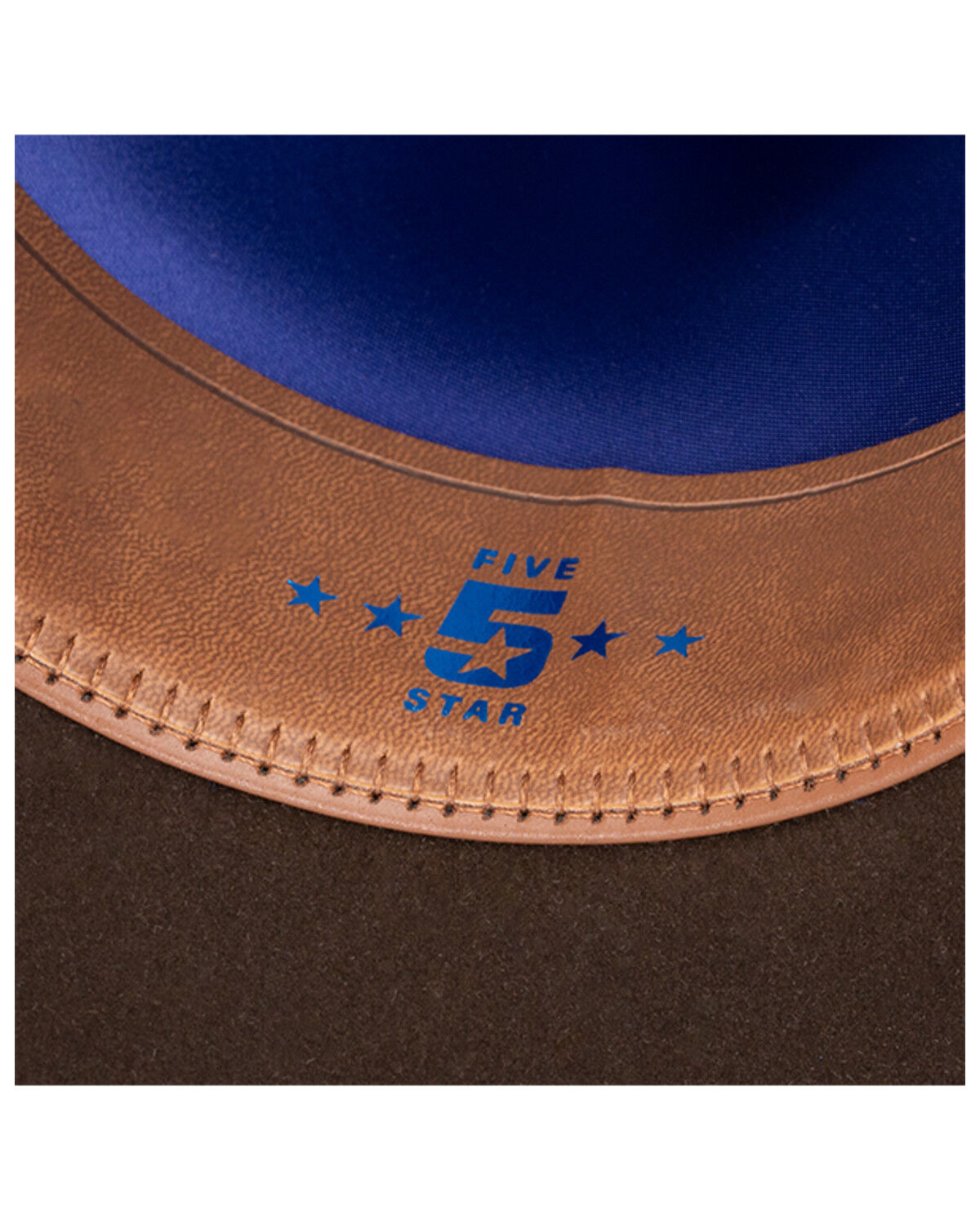 Image #5 - Resistol Five Star Felt Cowboy Hat, Chocolate, hi-res