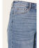 Image #2 - Cello Women's Medium Wash High Rise Embellished Wide Leg Stretch Denim Jeans, Medium Wash, hi-res
