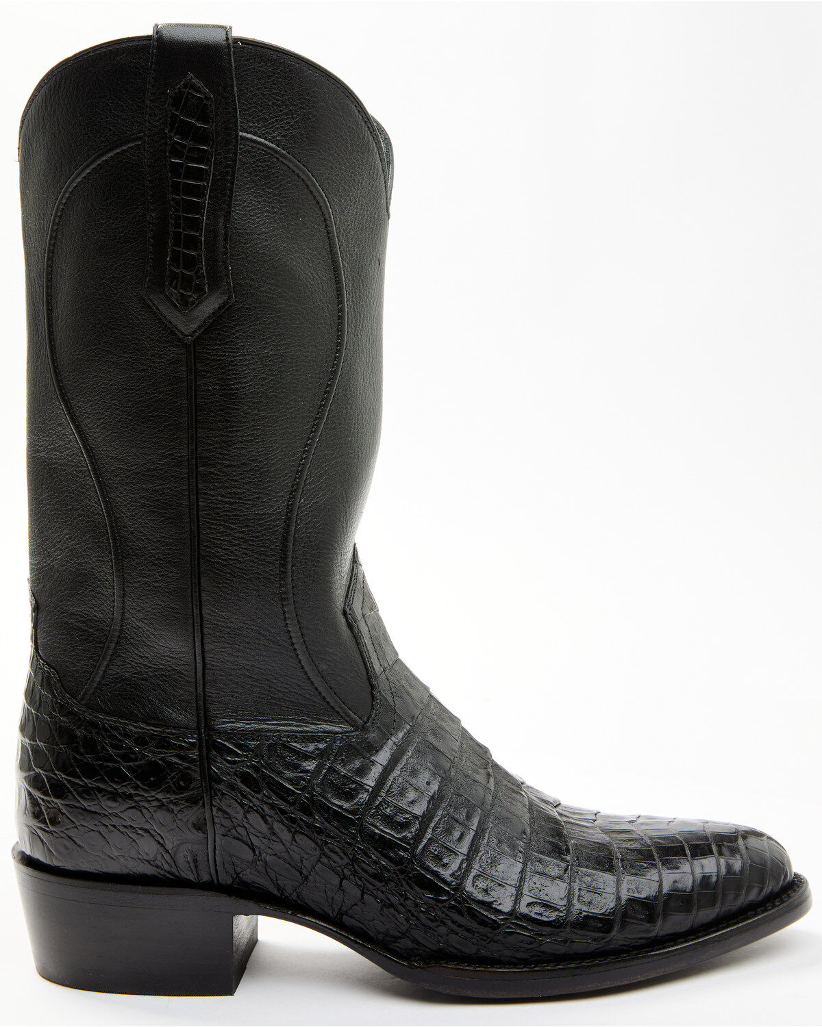 Image #2 - Cody James Black 1978&reg; Men's Chapman Exotic Caiman Belly Western Boots - Round Toe, Black, hi-res