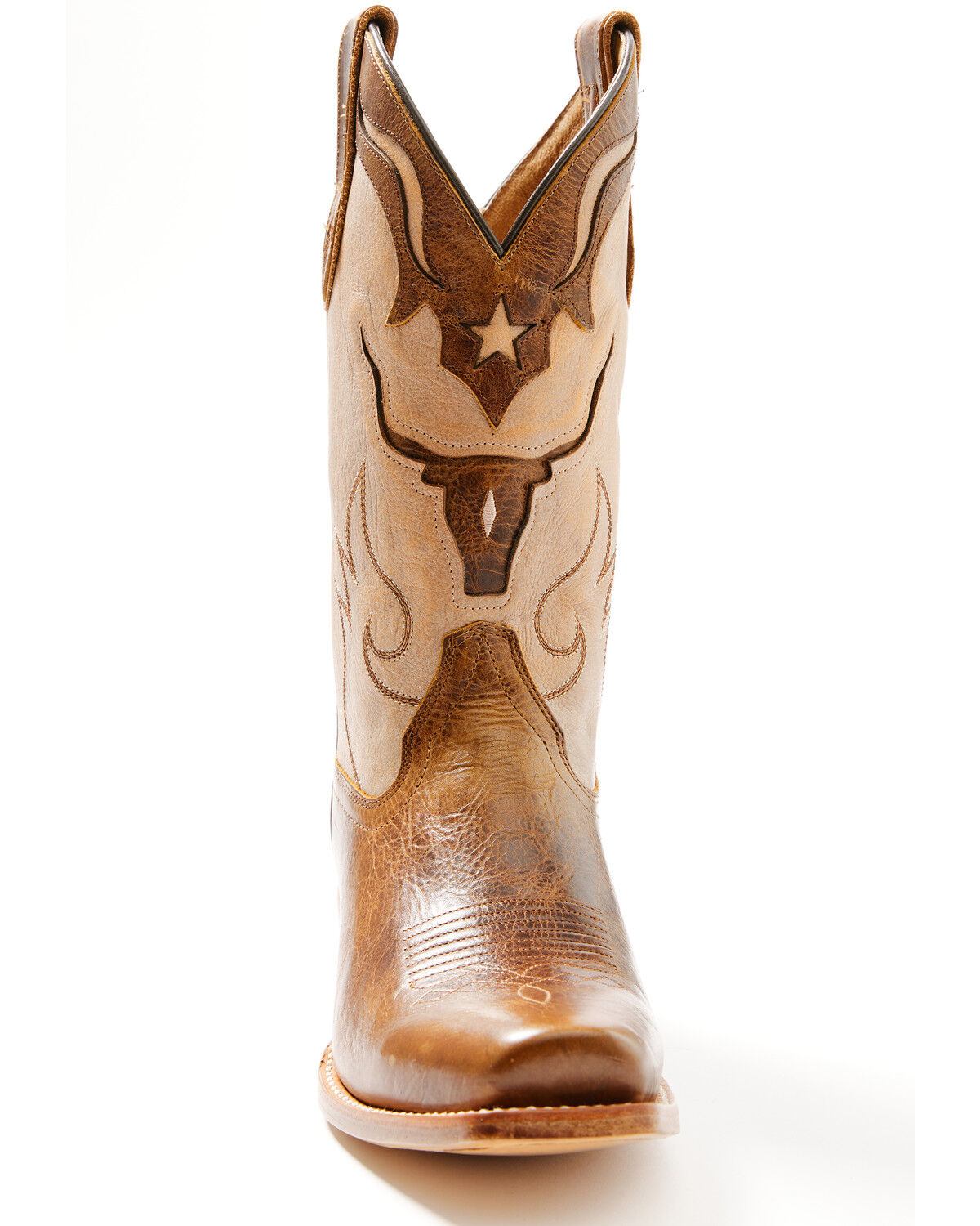 Image #4 - Moonshine Spirit&reg; Men's Showtime Inlay Western Boots - Square Toe, Tan, hi-res