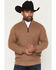 Image #1 - Cody James Black 1978&reg; Men's Parker Solid 1/4 Zip Pullover Sweater, Camel, hi-res