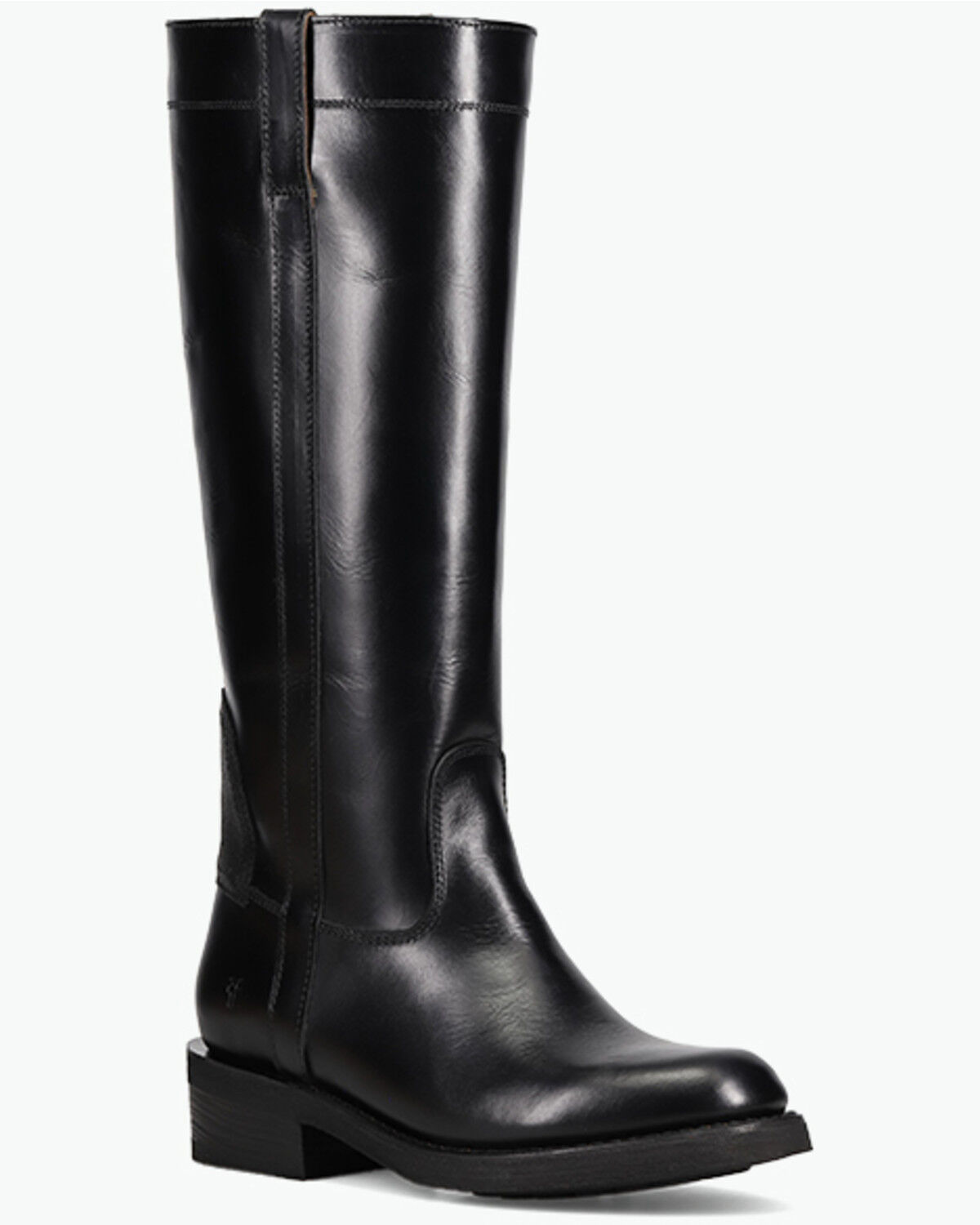 Image #1 - Frye Women's Viv Riding Boots - Round Toe, Black, hi-res