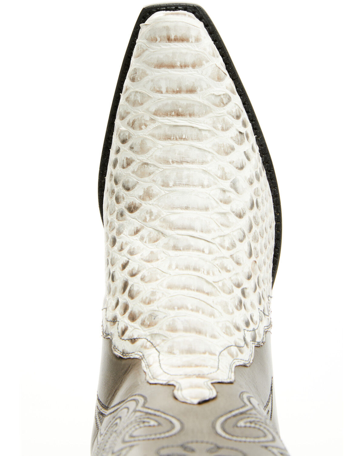 Image #6 - Tony Lama Women's Boot Barn Exclusive Exotic Python Tall Western Boots - Snip Toe, Natural, hi-res