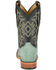 Image #5 - Tony Lama Men's Exotic Full Quill Ostrich Carlos Western Boots - Broad Square Toe, Green, hi-res