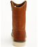 Image #5 - Hawx Men's 10.75" Pull-On Barnyard Leather Work Boots - Soft Toe, Tan, hi-res