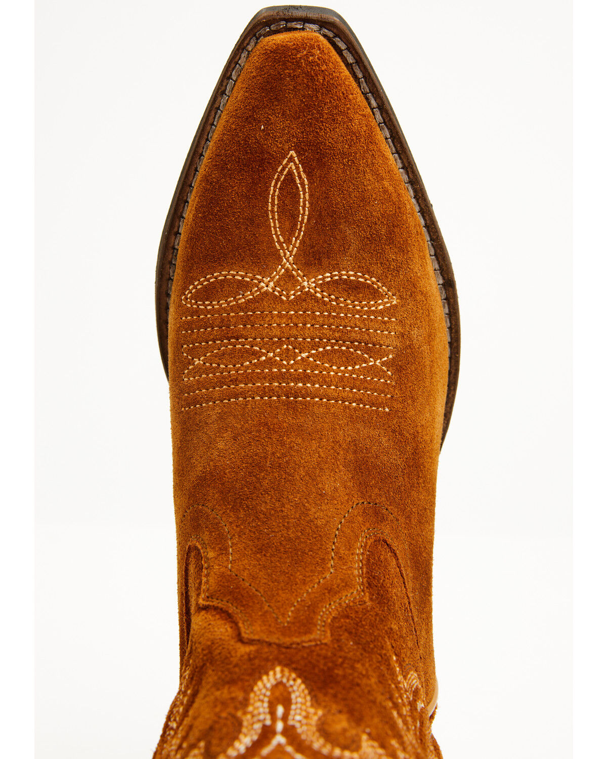 Image #7 - Shyanne Women's Ricki Suede Booties - Snip Toe, Rust Copper, hi-res