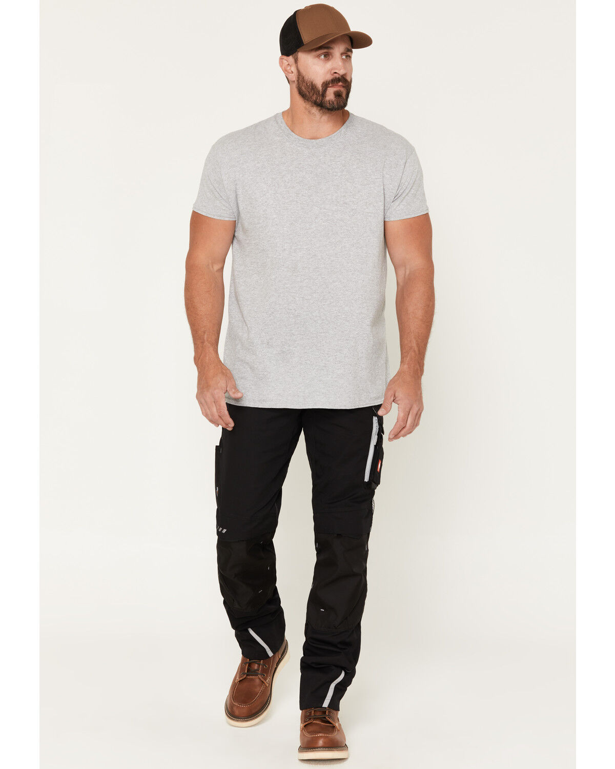 Image #1 - Strauss Men's E.S. Motion 2020 Cargo Work Pants, Black, hi-res