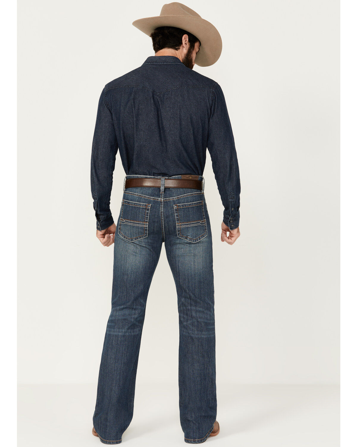 Image #3 - Cody James Men's Colton Wash Duke Relaxed Bootcut Stretch Denim Jeans, Medium Wash, hi-res