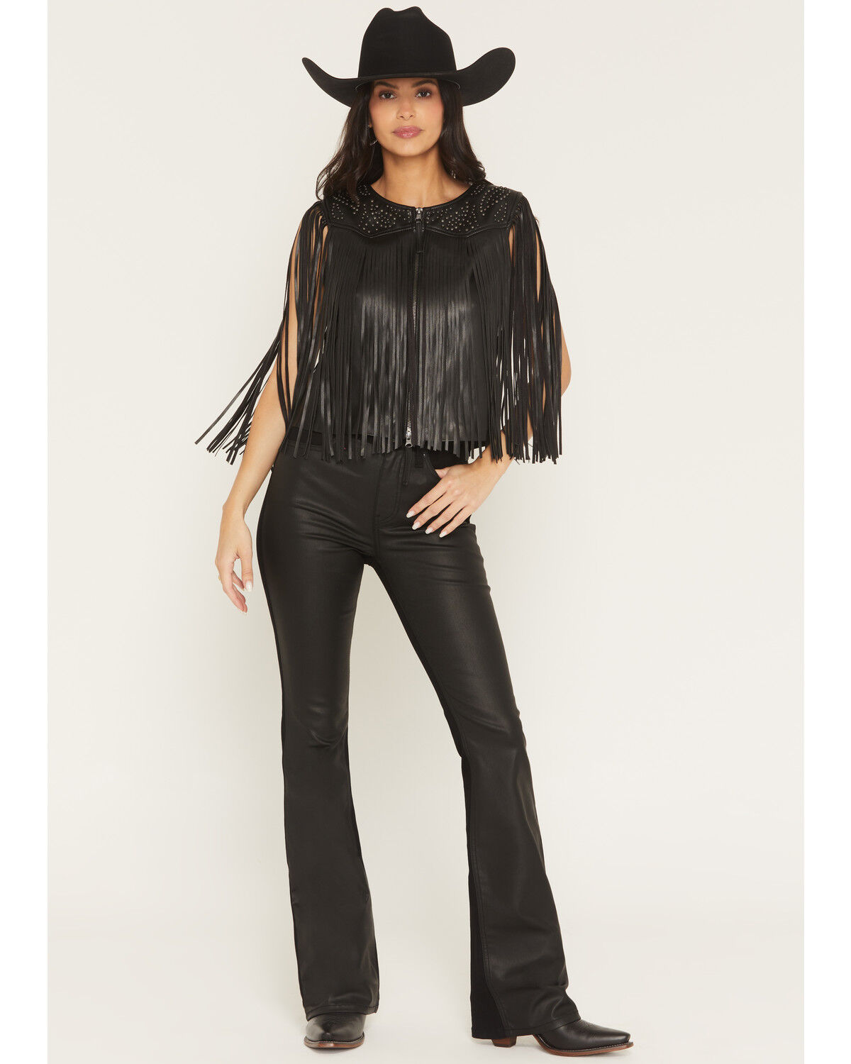 Idyllwind Women's Ashton Legend High Rise Coated Stretch Denim Jeans, Black, hi-res