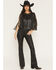 Image #1 - Idyllwind Women's Ashton Legend High Rise Coated Stretch Denim Jeans, Black, hi-res