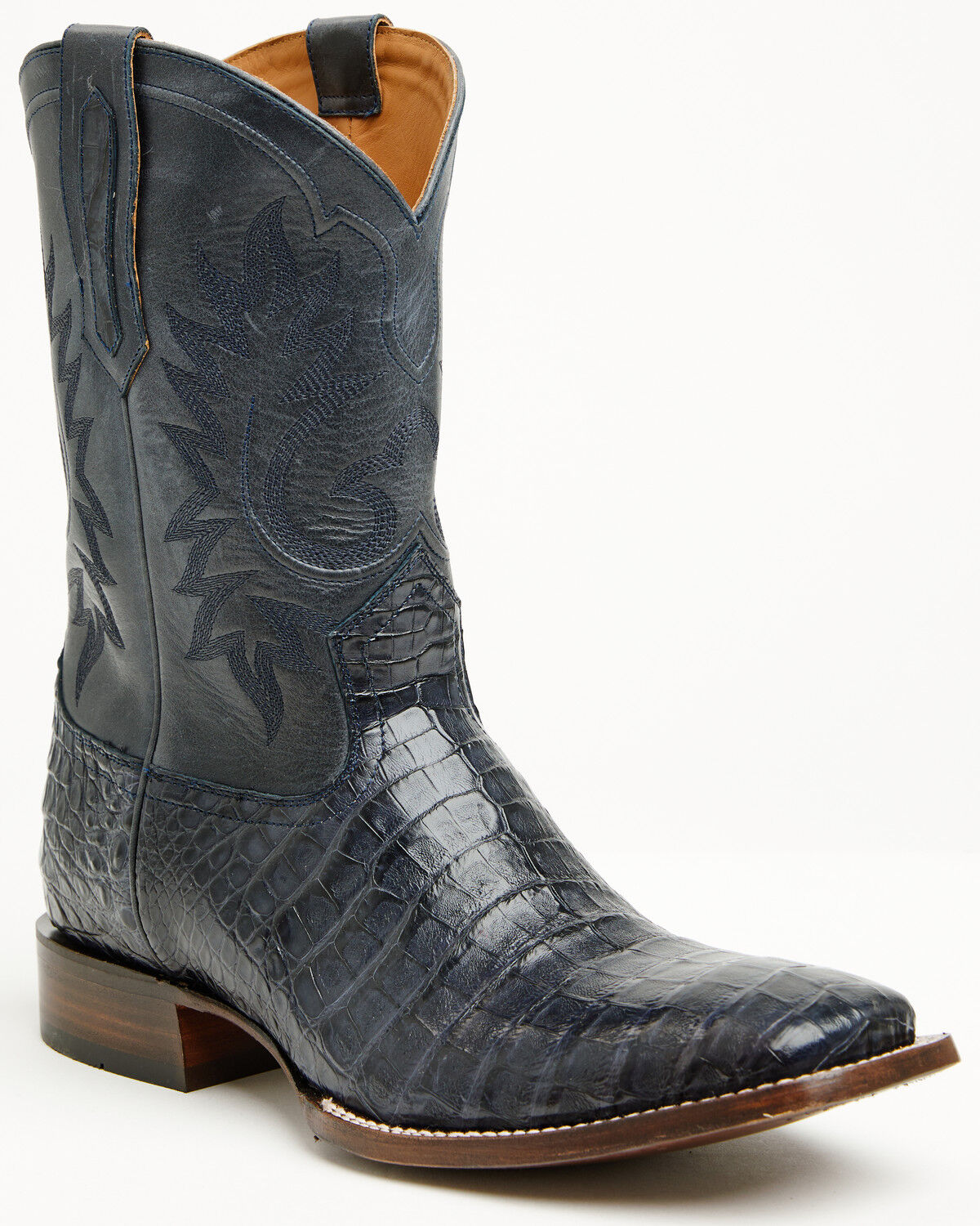 Cody James Black 1978&reg; Men's The Hayward Exotic Caiman Western Boots - Broad Square Toe, Navy, hi-res