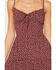Image #3 - Angie Women's Polka Dot Twist Front Sleeveless Midi Dress, , hi-res