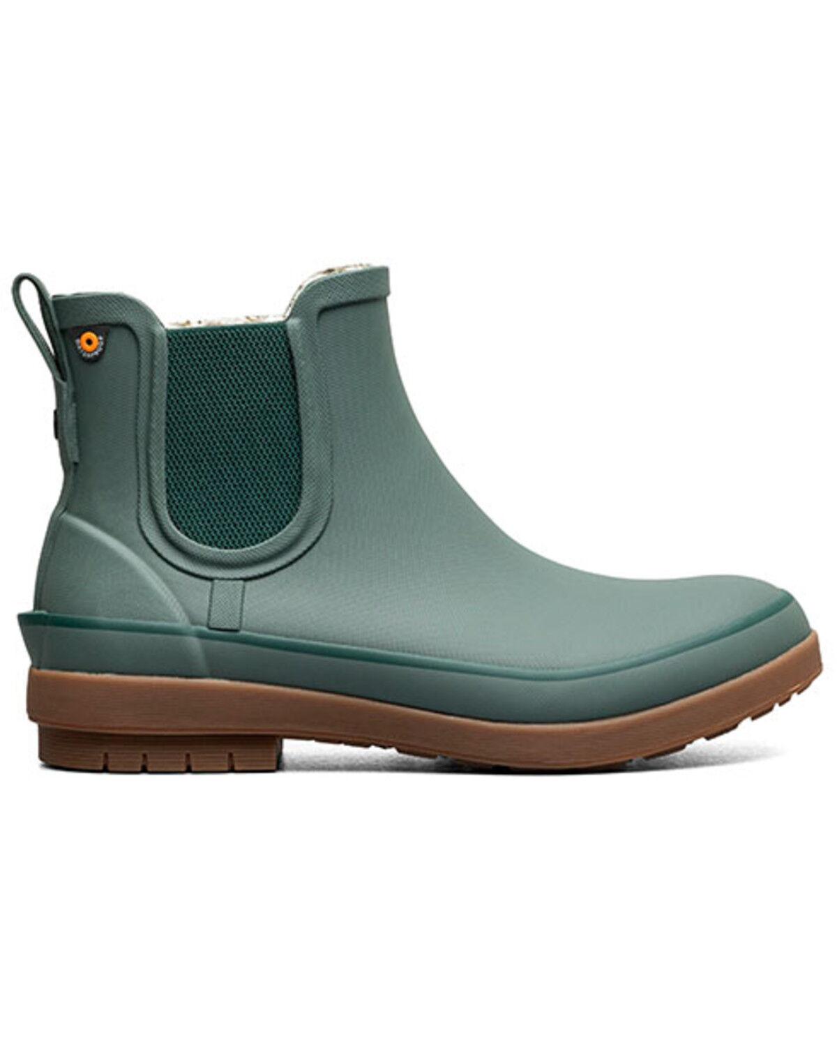 Image #2 - Bogs Women's Amanda Chelsea II Slip-On Rain Boots - Soft Toe, Green, hi-res