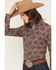 Image #2 - Cinch Women's Paisley Print Long Sleeve Button-Down Western Shirt, Multi, hi-res