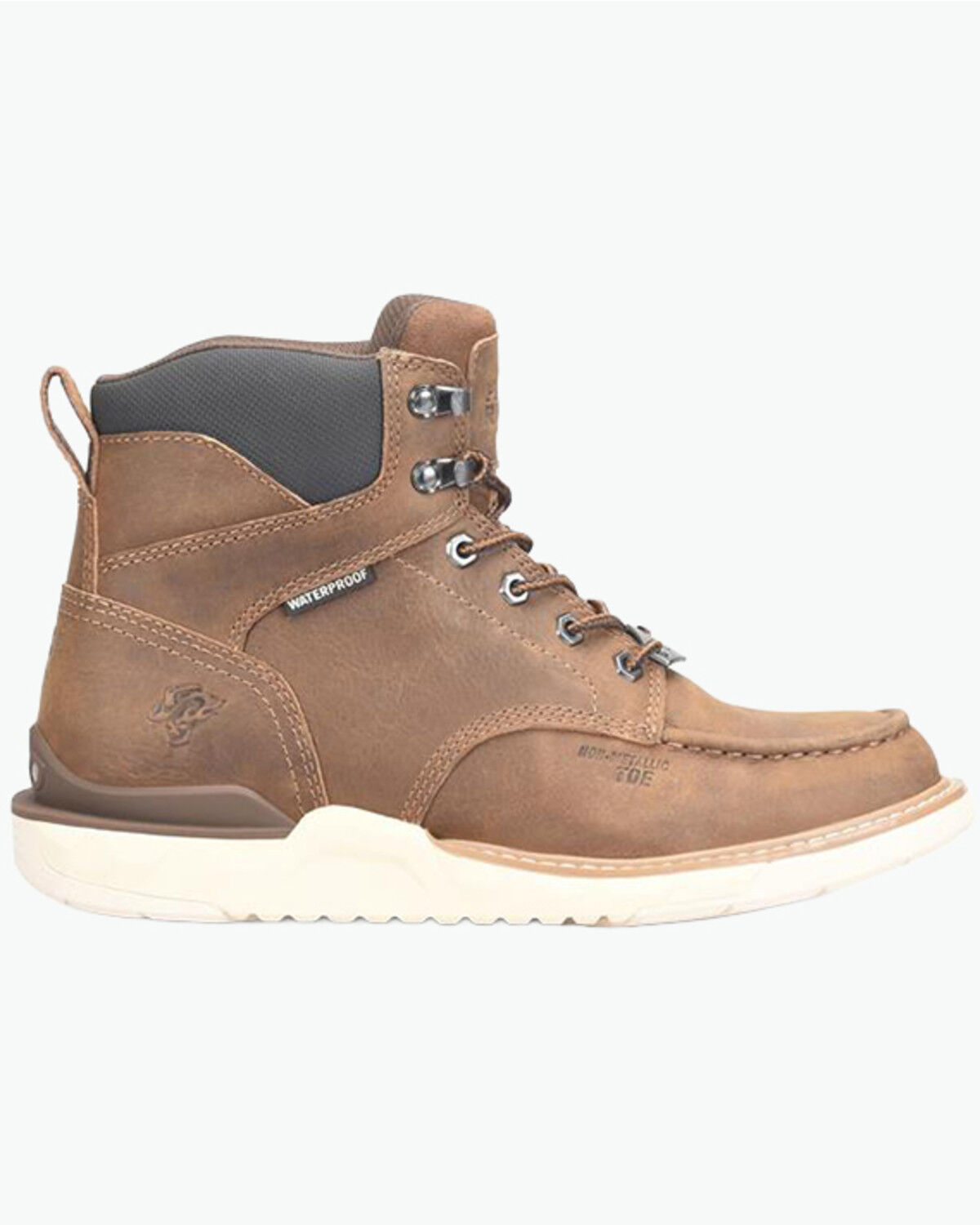 Image #2 - Double H Men's 6" Reddick Moc Work Boots - Composite Toe, Brown, hi-res