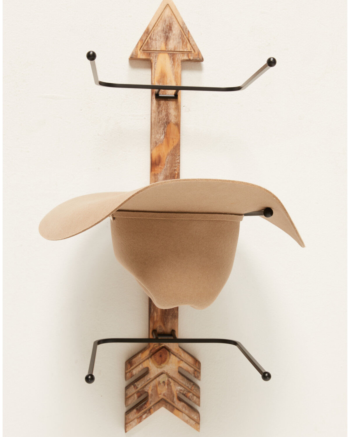 Image #4 - BB Ranch&reg; Arrow Wood And Metal Hat Rack, Brown, hi-res