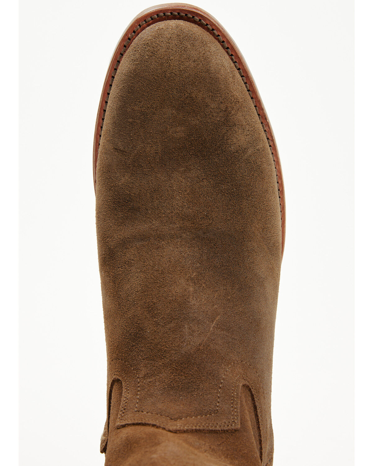 Image #6 - Moonshine Spirit&reg; Men's 8" Pancho Roughout Zipper Western Boots - Round Toe, Brown, hi-res