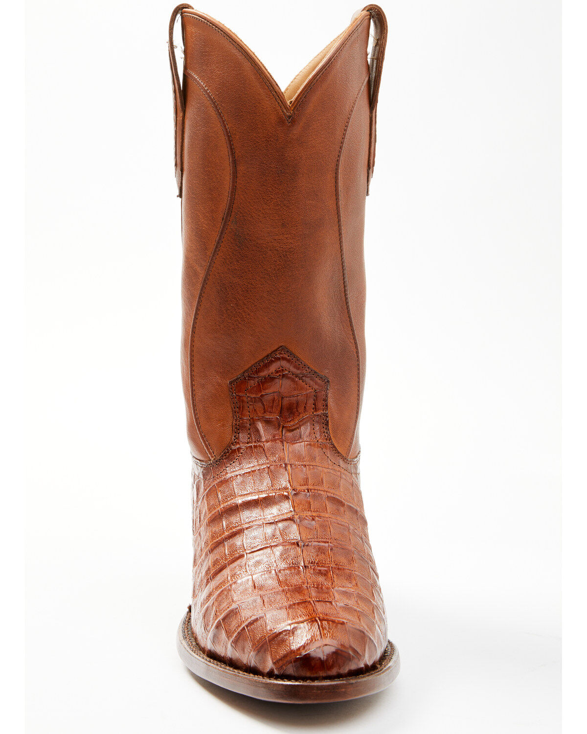 Image #4 - Cody James Black 1978&reg; Men's Chapman Exotic Caiman Belly Western Boots - Round Toe, Cognac, hi-res