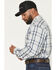 Image #2 - Carhartt Men's FR Plaid Print Long Sleeve Button-Down Work Shirt, Grey, hi-res